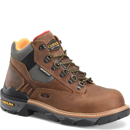 Carolina Men's Constructor 5" Composite Toe Waterproof Work Boot Brown Carolina Men's Constructor 5" Composite Toe Waterproof Work Boot Brown