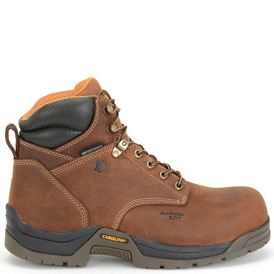 Carolina Men's Bruno Lo 6" Composite Toe Waterproof Work Boot Brown