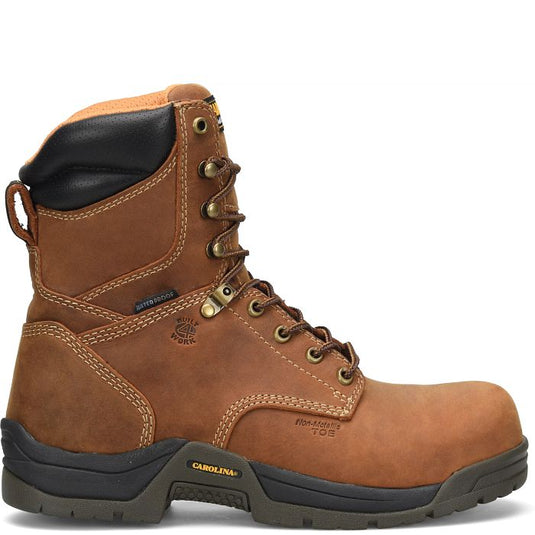 Carolina Men's 8" Waterproof Board Toe Work Boot Dark Brown Carolina Men's 8" Waterproof Board Toe Work Boot Dark Brown