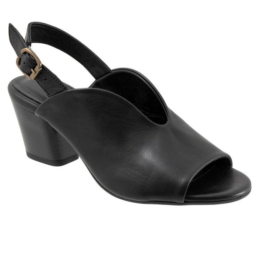 Bueno Women's Clare Sandals Black Leather Bueno Women's Clare Sandals Black Leather