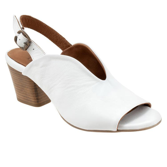 Bueno Women's Clare Sandals White Leather Bueno Women's Clare Sandals White Leather