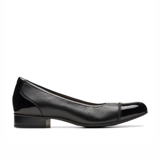 Clarks Women's Juliet Step Black Leather Clarks Women's Juliet Step Black Leather