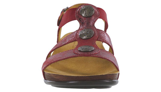 SAS Women's Clover T-Strap Sandal Cabernet