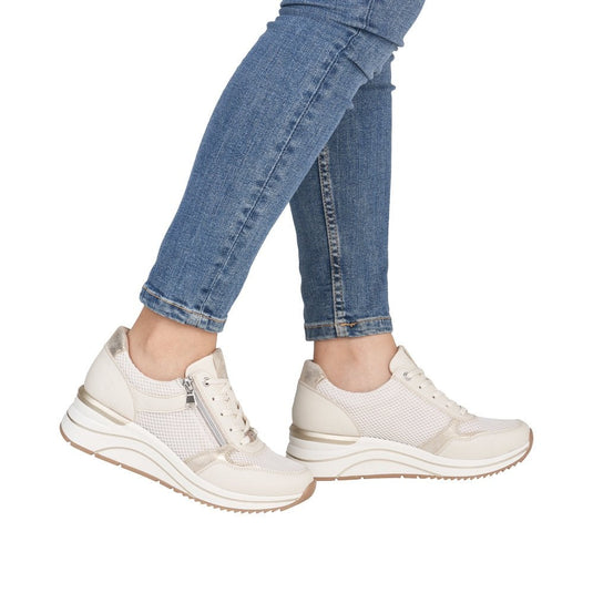 Remonte Women's Eleni D0T19-60 Sneaker White Remonte Women's Eleni D0T19-60 Sneaker White