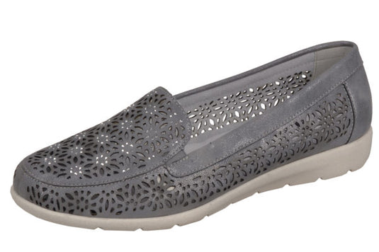 Remonte Women's Malea Loafer Grey Remonte Women's Malea Loafer Grey