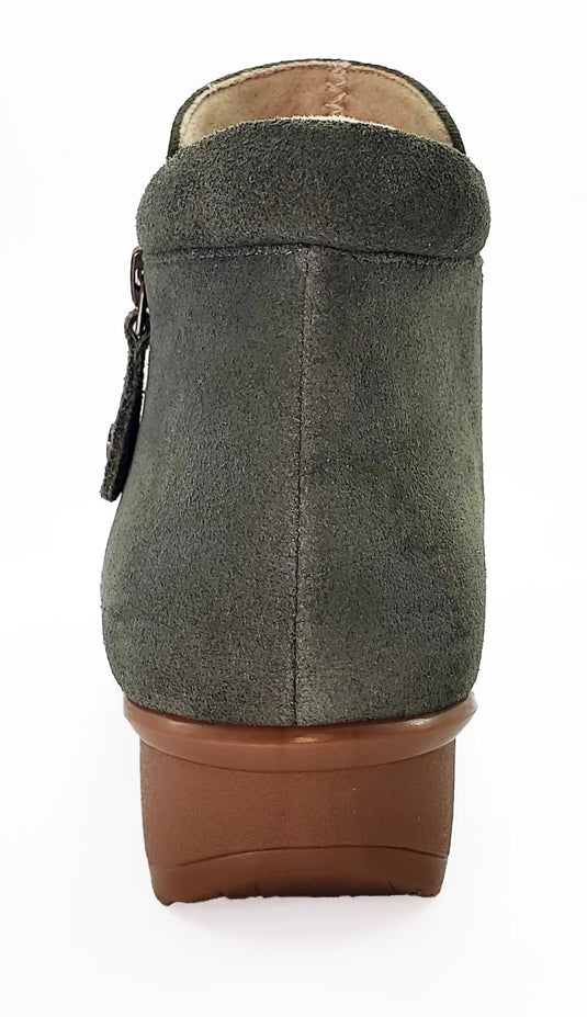 Revere Women's Damascus Bootie Moss Suede Revere Women's Damascus Bootie Moss Suede