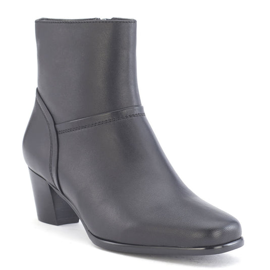 David Tate Women's Model Bootie Black Leather David Tate Women's Model Bootie Black Leather