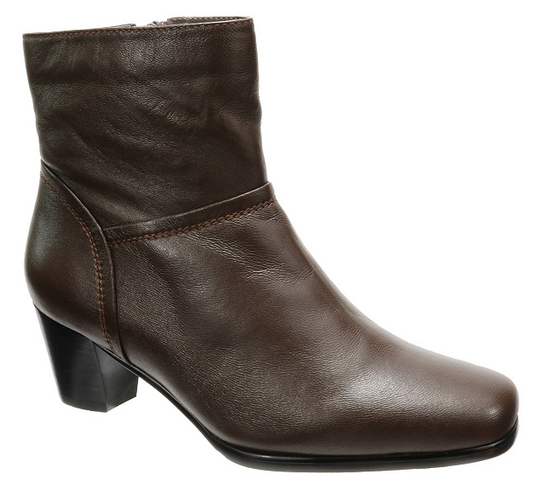 David Tate Women's Model Bootie Brown Leather David Tate Women's Model Bootie Brown Leather