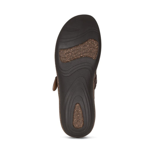 Aetrex Women's Libby Braided Clog Brown Aetrex Women's Libby Braided Clog Brown