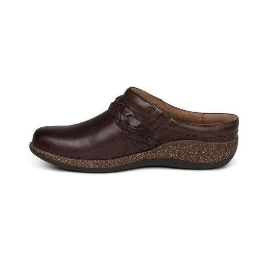 Aetrex Women's Libby Braided Clog Brown Aetrex Women's Libby Braided Clog Brown