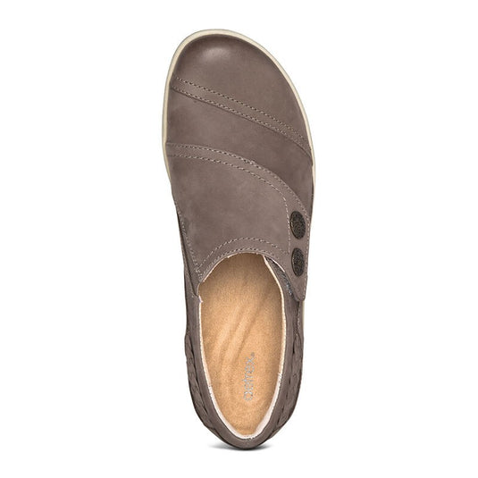 Aetrex Women's Karina Monk Strap Warm Grey Aetrex Women's Karina Monk Strap Warm Grey