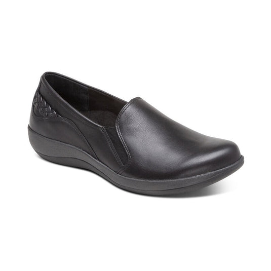 Aetrex Women's Trisha Slip On Black Aetrex Women's Trisha Slip On Black