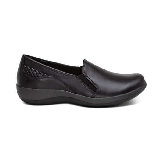Aetrex Women's Trisha Slip On Black Aetrex Women's Trisha Slip On Black