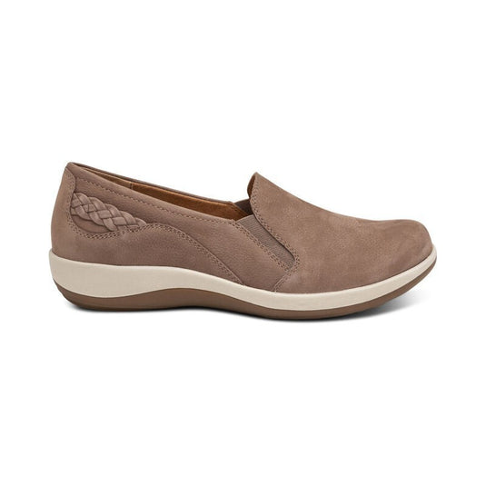 Aetrex Women's Trisha Slip-On Taupe Aetrex Women's Trisha Slip-On Taupe