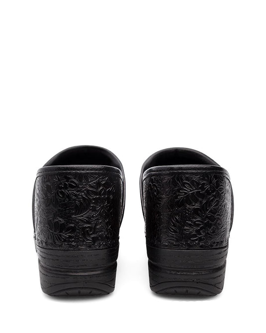 Dansko Pro XP Clog Black Floral Tooled Dansko Pro XP Clog Black Floral Tooled