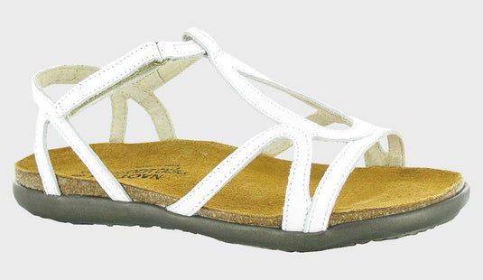 Naot Women's Dorith Sandals White Leather Naot Women's Dorith Sandals White Leather