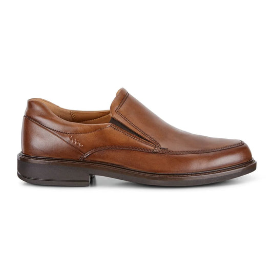 Ecco Men's Holton Apron Toe Slip-on Dress Shoe Amber Ecco Men's Holton Apron Toe Slip-on Dress Shoe Amber