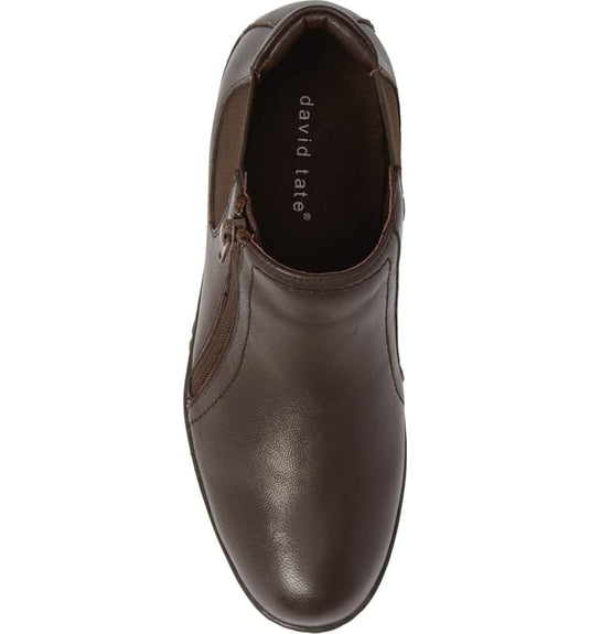 David Tate Women's Bristol Bootie Brown Leather David Tate Women's Bristol Bootie Brown Leather