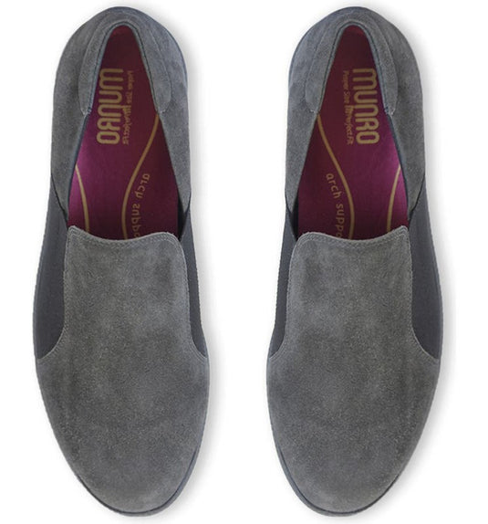 Munro Women's Clay Grey Suede Munro Women's Clay Grey Suede