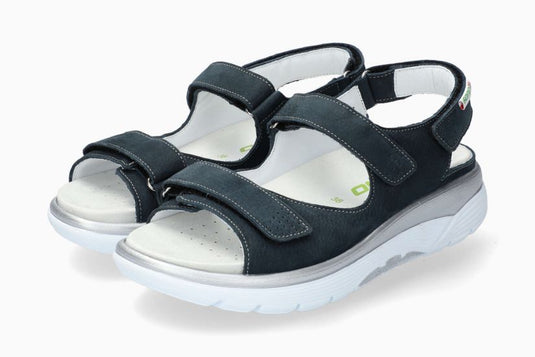 Sano by Mephisto Women's Norine Sandals Jeans Blue