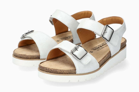Mobils by Mephisto Women's Tarina Sandals White Mobils by Mephisto Women's Tarina Sandals White