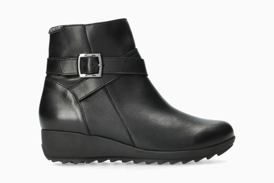 Mephisto Women's Avril Ankle Boot Smooth Black Leather Mephisto Women's Avril Ankle Boot Smooth Black Leather