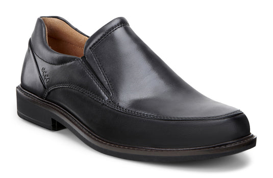 Ecco Men's Holton Apron Toe Slip-on Dress Shoe Black Ecco Men's Holton Apron Toe Slip-on Dress Shoe Black