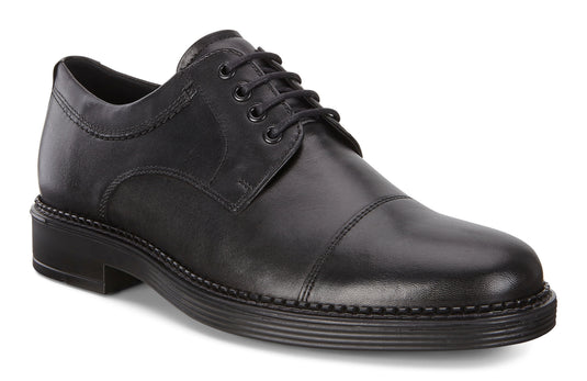 Ecco Men's Newcastle Cap Toe Lace Dress Shoe Black Ecco Men's Newcastle Cap Toe Lace Dress Shoe Black