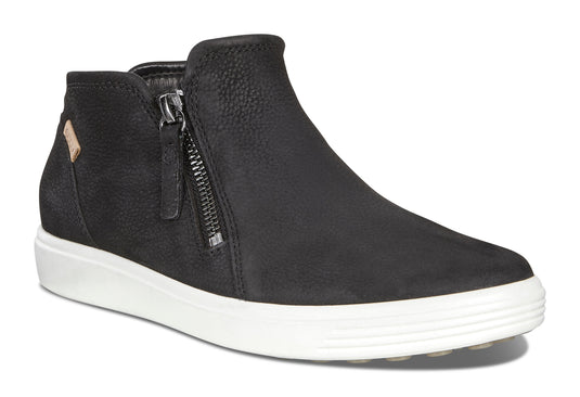 Ecco Women's Soft 7 Low Bootie Black Powder Ecco Women's Soft 7 Low Bootie Black Powder