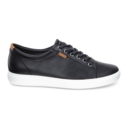 Ecco Women's Soft 7 Lace Sneakers Black Ecco Women's Soft 7 Lace Sneakers Black