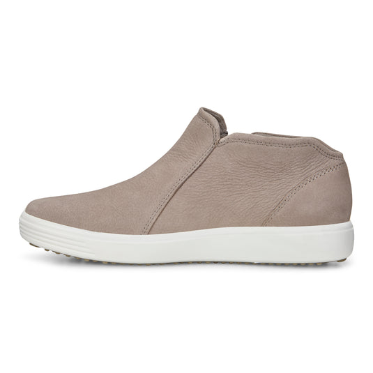 Ecco Women's Soft 7 Low Bootie Warm Grey/Powder Ecco Women's Soft 7 Low Bootie Warm Grey/Powder