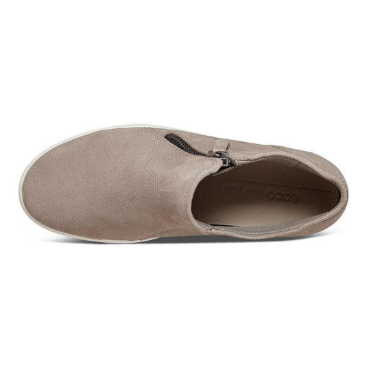 Ecco Women's Soft 7 Low Bootie Warm Grey/Powder Ecco Women's Soft 7 Low Bootie Warm Grey/Powder