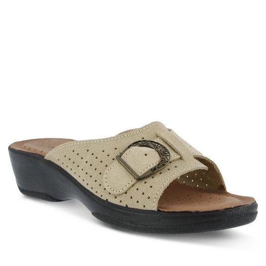 Spring Step Flexus Women's Edella Slide Sandal Beige Spring Step Flexus Women's Edella Slide Sandal Beige