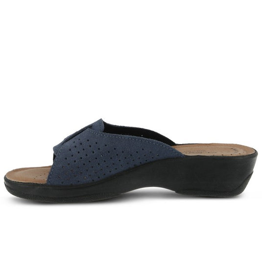 Spring Step Flexus Women's Edella Slide Sandal Navy