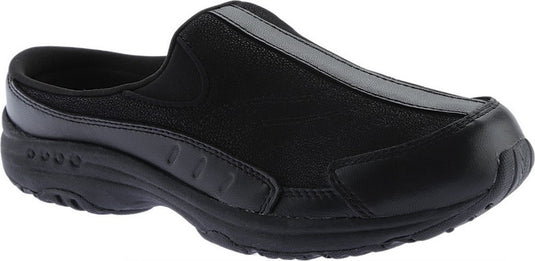 Easy Spirit Women's Traveltime Clogs Black Leather Easy Spirit Women's Traveltime Clogs Black Leather