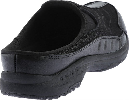 Easy Spirit Women's Traveltime Clogs Black Leather Easy Spirit Women's Traveltime Clogs Black Leather