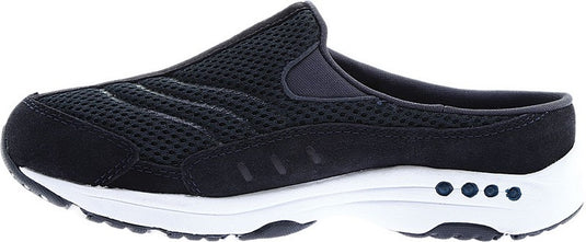 Easy Spirit Women's Traveltime Clogs Navy/White Suede Easy Spirit Women's Traveltime Clogs Navy/White Suede