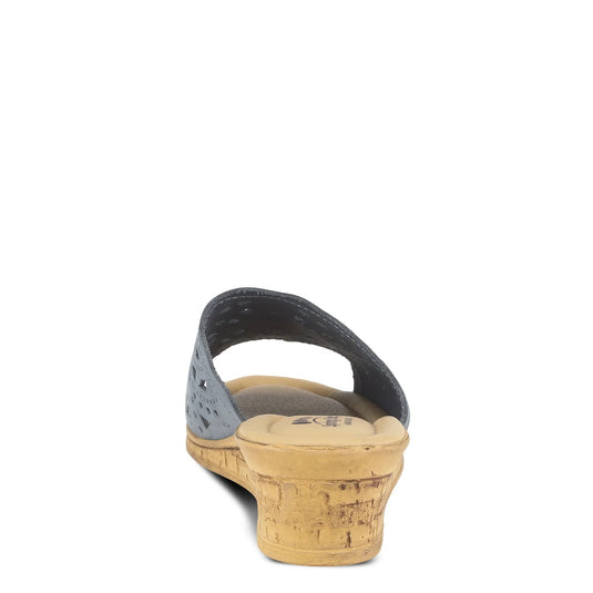 Spring Step Women's Estella-R Slide Sandal Blue