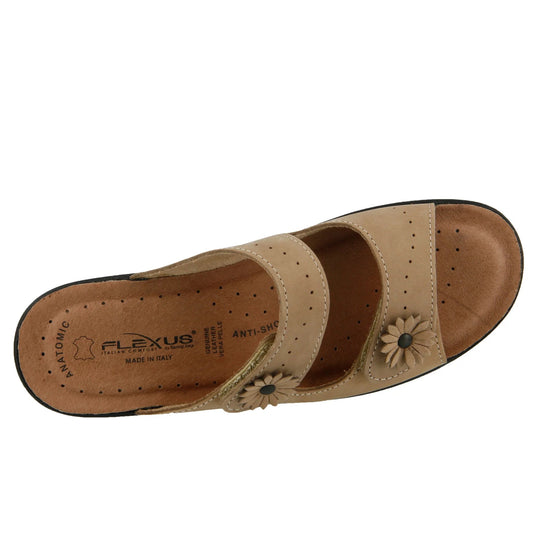 Spring Step Flexus Women's Faithful Slide Sandal Beige Spring Step Flexus Women's Faithful Slide Sandal Beige