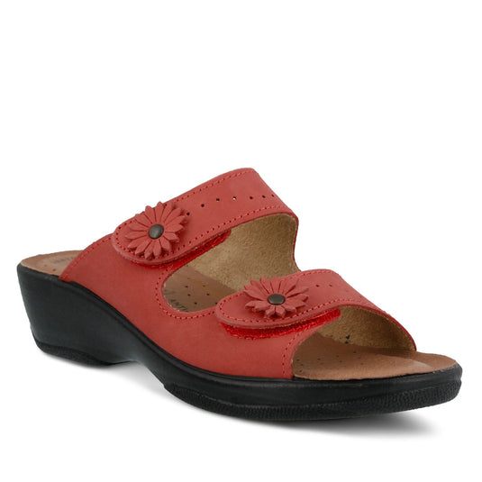 Spring Step Flexus Women's Faithful Slide Sandal Red Spring Step Flexus Women's Faithful Slide Sandal Red