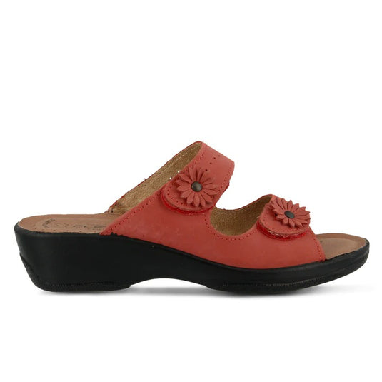 Spring Step Flexus Women's Faithful Slide Sandal Red Spring Step Flexus Women's Faithful Slide Sandal Red