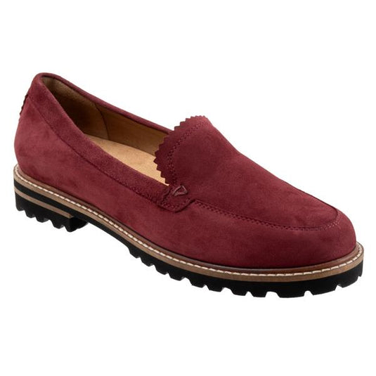 Trotters Women's Fayth Slip On Sangria Suede Trotters Women's Fayth Slip On Sangria Suede