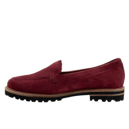 Trotters Women's Fayth Slip On Sangria Suede Trotters Women's Fayth Slip On Sangria Suede