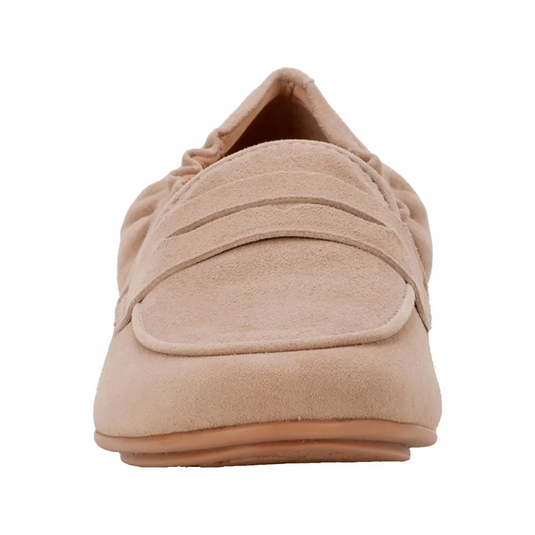 Ros Hommerson Women's Trish Loafer Light Taupe Kid Suede