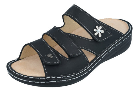 Finn Comfort Women's Grenada Soft Sandals Black Finn Comfort Women's Grenada Soft Sandals Black