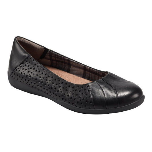 Earth Women's Fiona Leather Black Slip-On Earth Women's Fiona Leather Black Slip-On