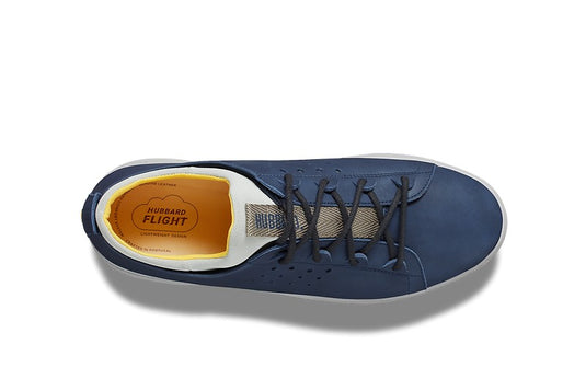 Samuel Hubbard Men's Hubbard Flight Sport Navy Leather / Gray Lining / Gray Sole Samuel Hubbard Men's Hubbard Flight Sport Navy Leather / Gray Lining / Gray Sole