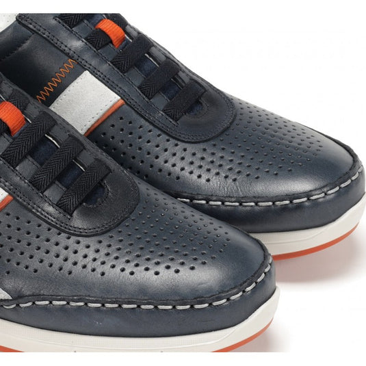 Fluchos Men's YANNIC F1443 Slip-on Shoes Dark Blue Fluchos Men's YANNIC F1443 Slip-on Shoes Dark Blue