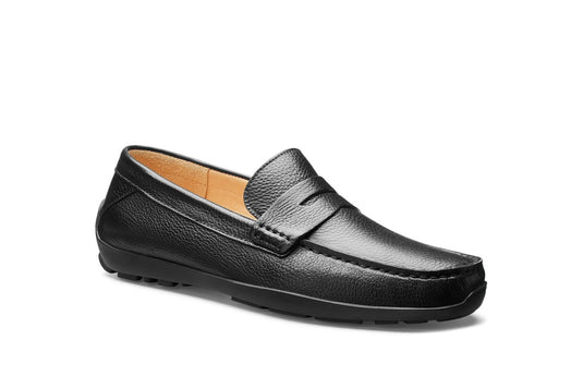 Samuel Hubbard Men's Free Spirit for Him Black Tumbled Full Grain Leather Samuel Hubbard Men's Free Spirit for Him Black Tumbled Full Grain Leather