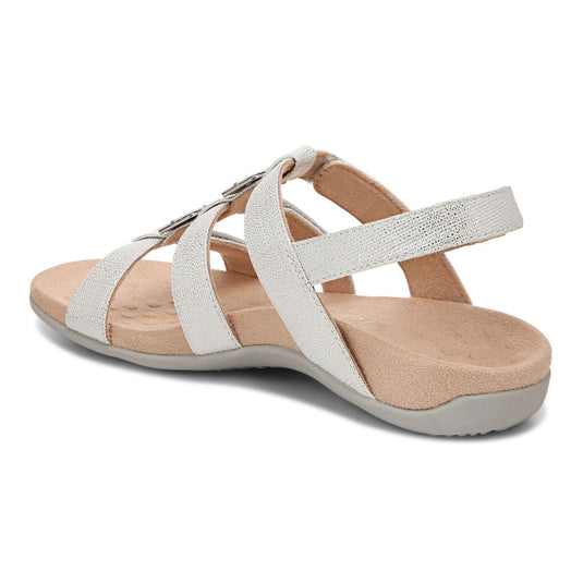 Vionic Women's Amber Sandals Silver Vionic Women's Amber Sandals Silver
